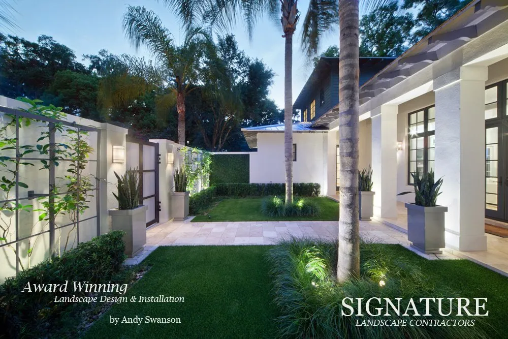 Custom residential landscaping in Maitland, FL - Signature Landscape Contractors