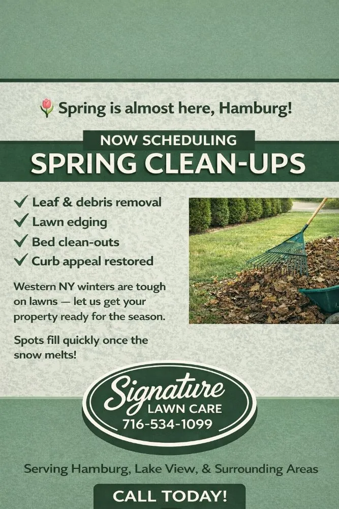 Top-rated yard maintenance experts serving Hamburg, NY - Signature Lawn Care