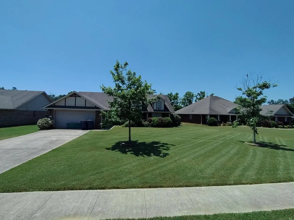 Affordable landscape design in Calera, AL by Signature Lawns