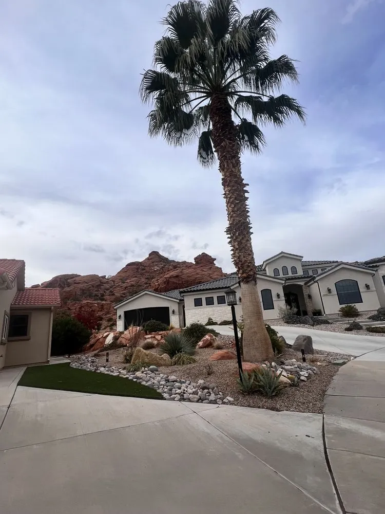 Top-rated outdoor landscaping for homes in St George, UT by Silia Landscape Construction