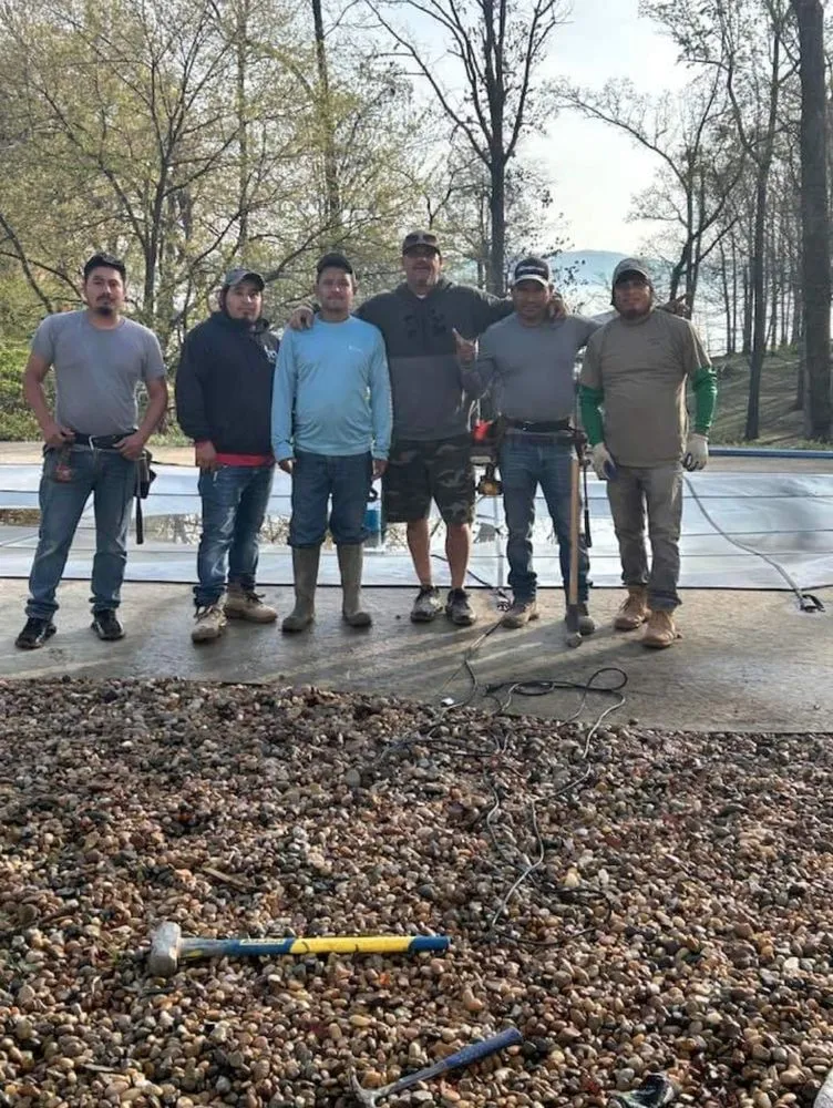 Professional landscape installation in Paducah, KY by Sills Concrete & Pools