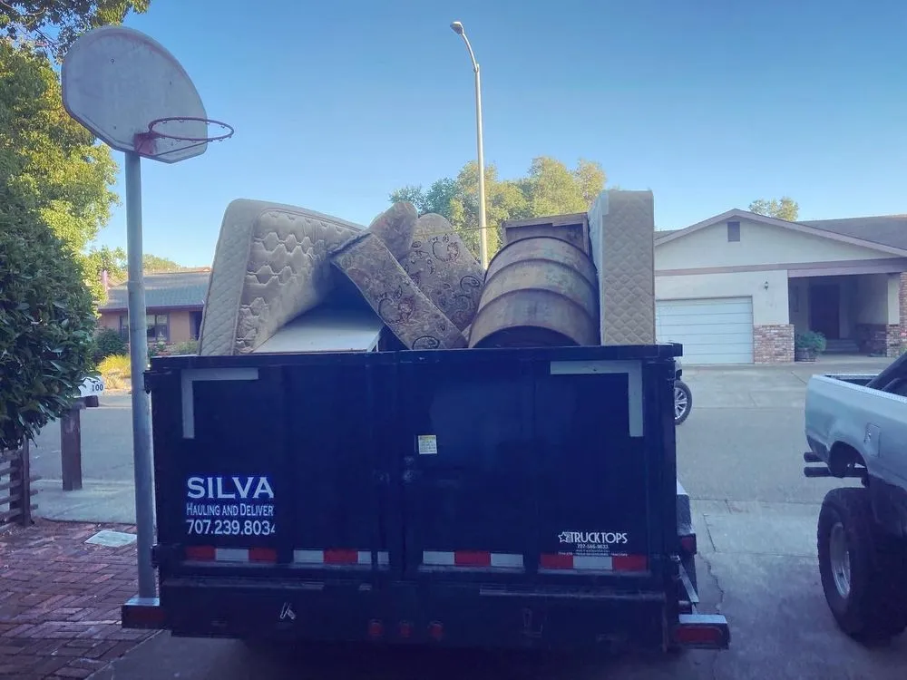 Custom outdoor landscaping in Windsor, CA by Silva Hauling & Delivery