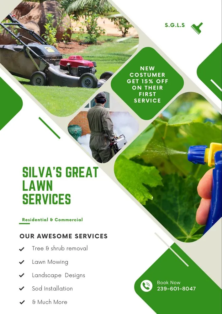 Top-rated yard cleanup service in Bonita Springs, FL by Silva’s Great Lawn Services