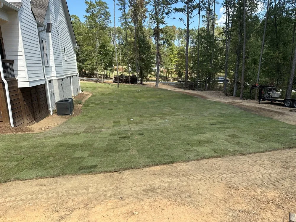 Trusted residential landscaping with custom design in Silver Creek, GA by Silver Creek Dirt Works