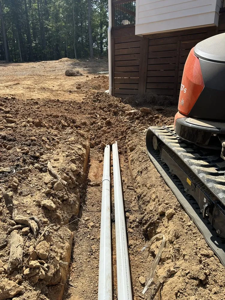 Affordable outdoor landscaping for homes in Silver Creek, GA by Silver Creek Dirt Works