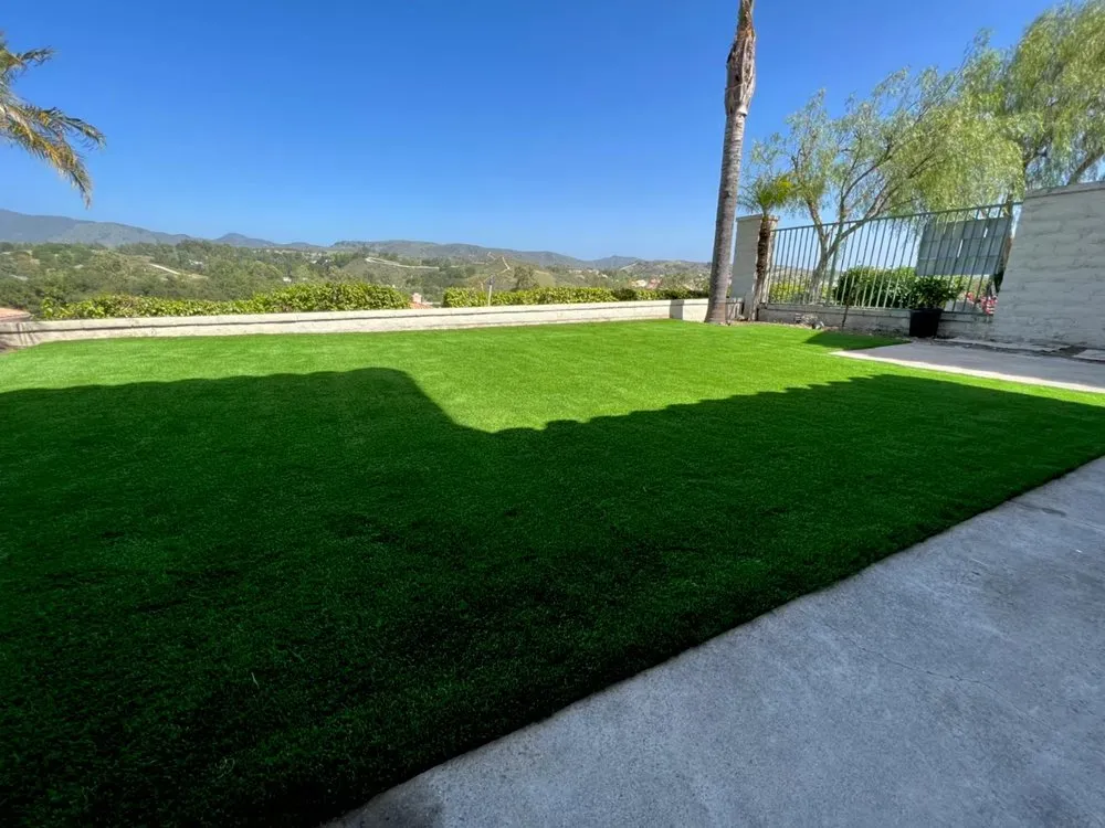 Custom lawn mowing service for outdoor upgrades in Santa Ana, CA by Silver Crest Landscape