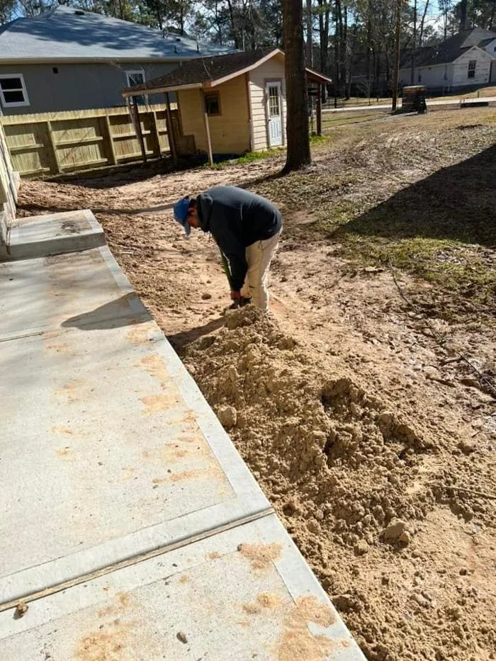 Affordable landscape design in Dayton, TX by Silver Mines Landscape and Construction