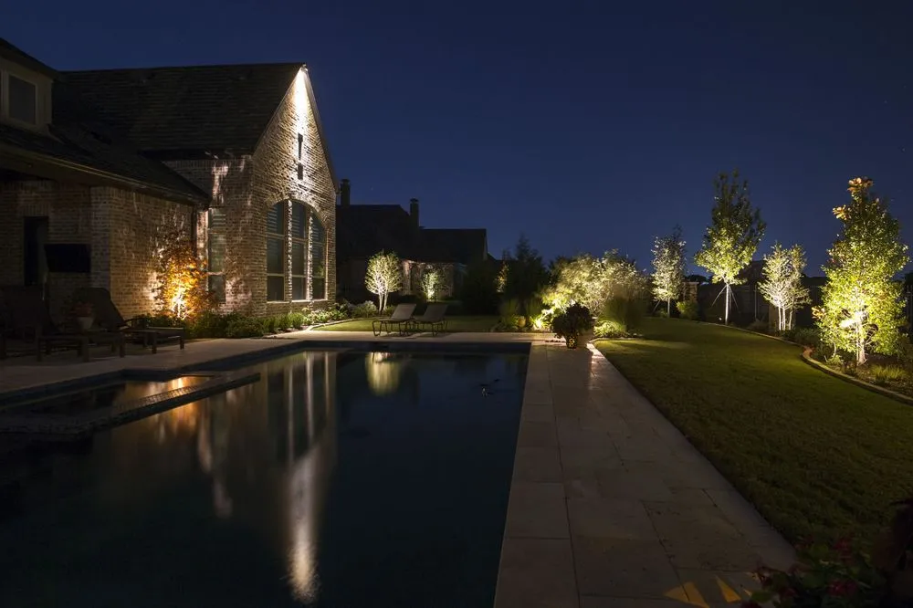 Trusted lawn mowing service in Allen, TX by Silver Moon Lighting