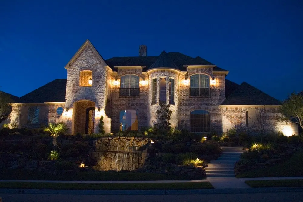 Affordable garden landscaping in Allen, TX by Silver Moon Lighting