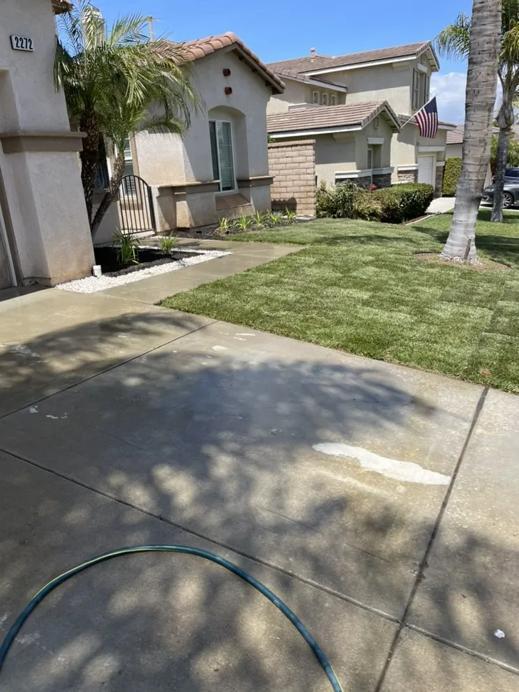 Custom landscape installation for homes in Adelanto, CA by Silverado Landscape