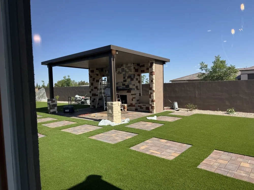 Local lawn mowing service near you across Las Vegas, NV - Silverback Hardscape