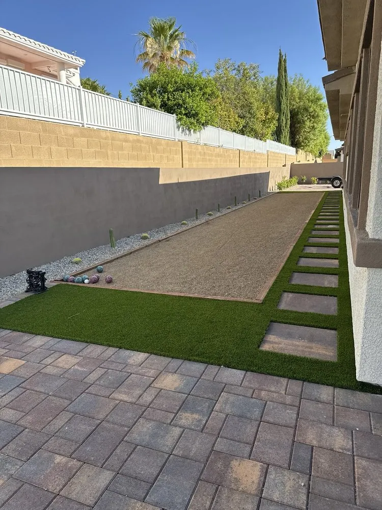 Reliable yard maintenance in Las Vegas, NV by Silverback Hardscape