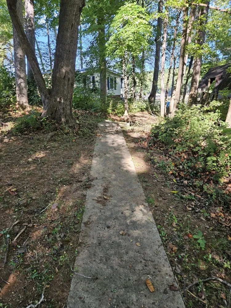 Custom landscaping services with custom design in Salisbury, NC by Silverback lawn and handyman service