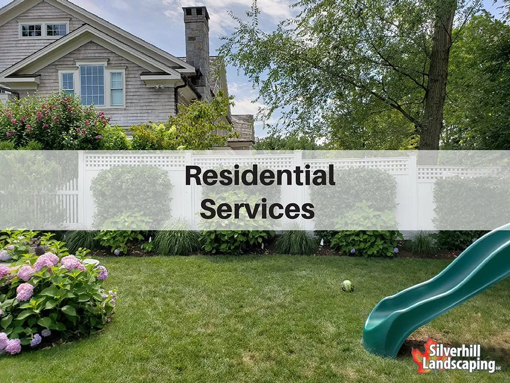 Professional residential landscaping with custom design in Trumbull, CT by Silverhill Landscaping