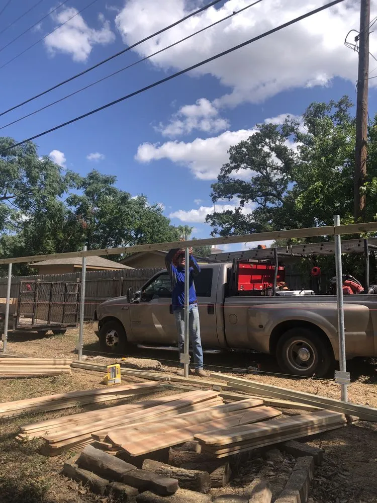 Professional landscape installation in Live Oak, TX by Simon Does