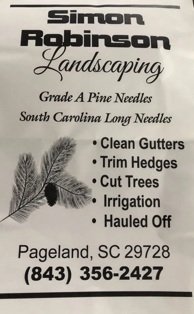 Local lawn mowing service in Pageland, SC by Simon Robinson Landscaping