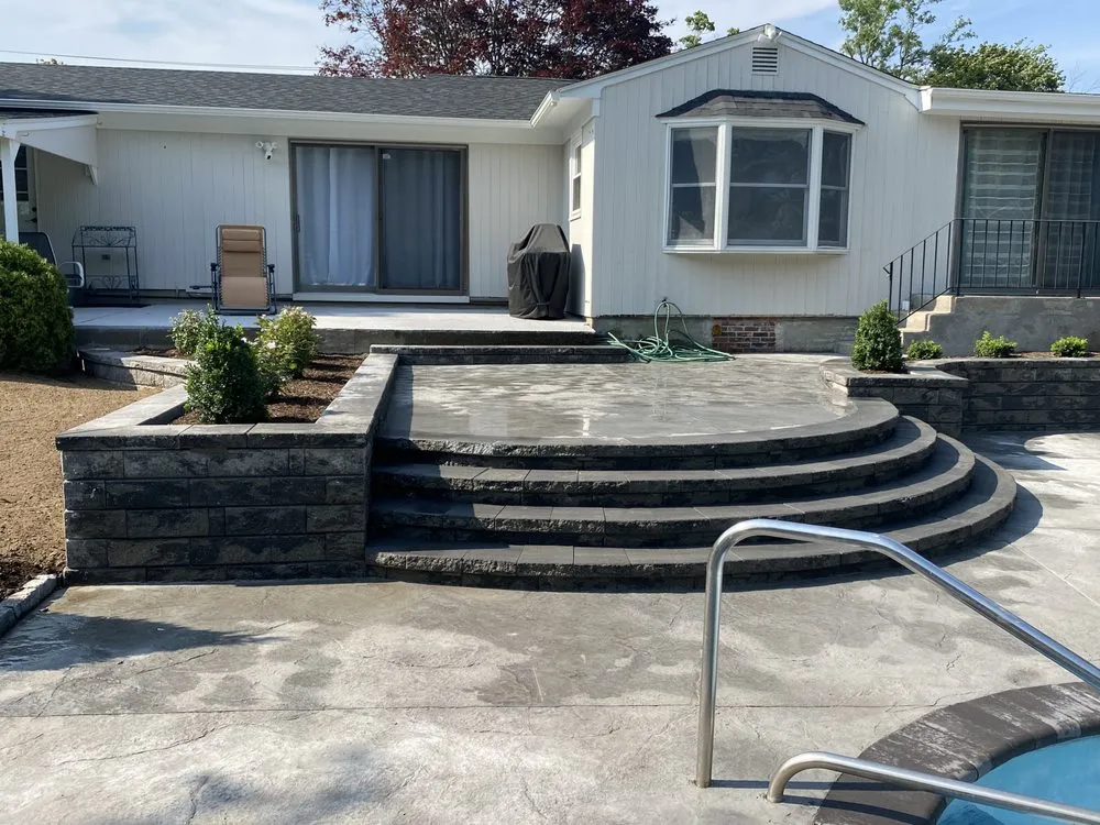 Top-rated landscape design in Johnston, RI by Simone and Sons Landscape Construction