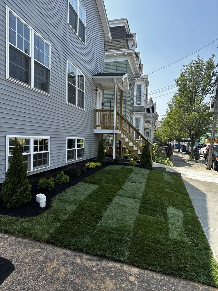 Local yard cleanup service with custom design across Johnston, RI - Simone and Sons Landscape Construction