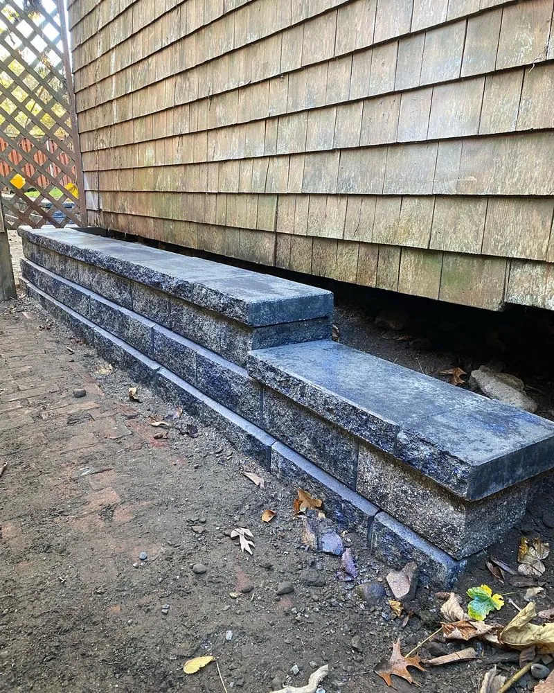 Trusted landscape installation with custom design in Johnston, RI by Simone and Sons Landscape Construction