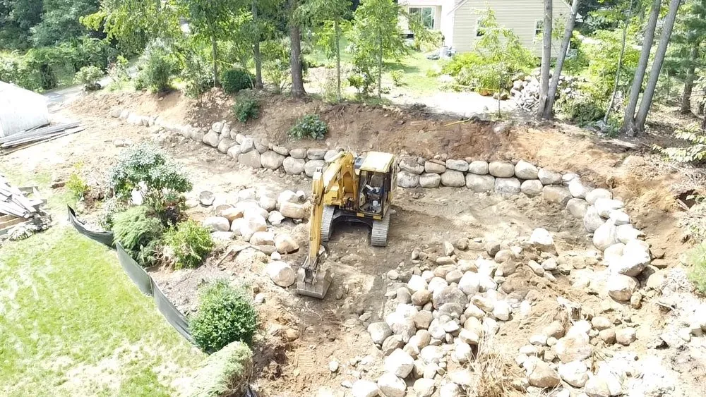 Custom garden landscaping for year-round maintenance across Johnston, RI - Simone Landscaping & Excavation Services