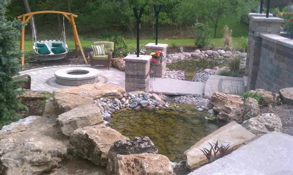 Expert lawn mowing service with custom design across Chesterton, IN - Simons Landscaping