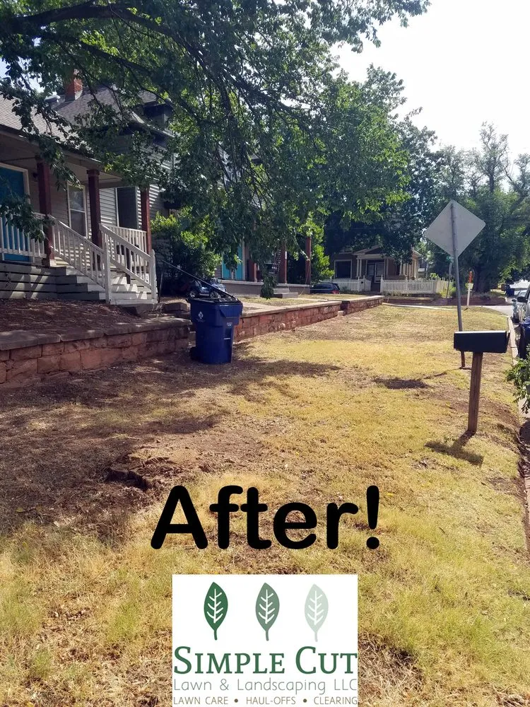 Top-rated lawn mowing service in Guthrie, OK by Simple Cut Lawn Care
