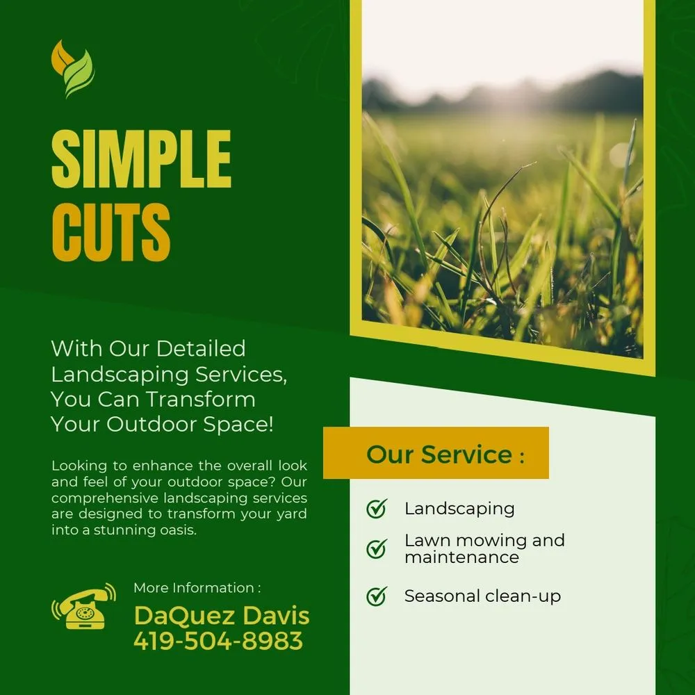 Custom lawn mowing service experts serving Sandusky, OH - Simple Cuts