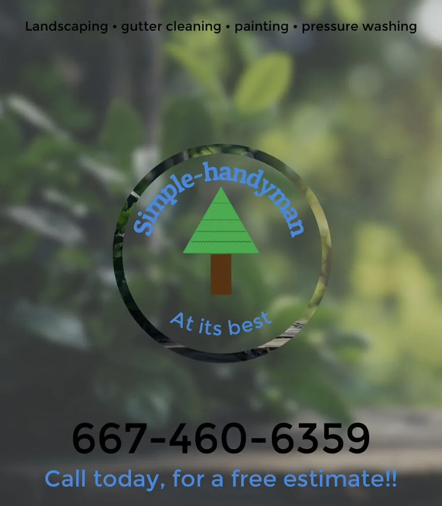 Local landscape installation in Pikesville, MD by Simple handyman