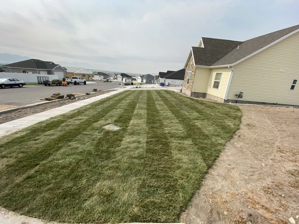 Professional landscape installation for homes in Salt Lake City, UT by Simple Home Solutions