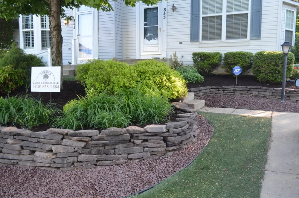 Custom yard cleanup service in Crofton, MD by Simple Lawn and Landscapes