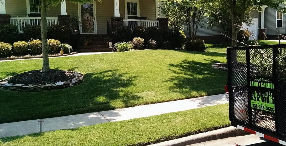 Top-rated landscape installation in Concord, NC by Simple Man's Lawn & Garden