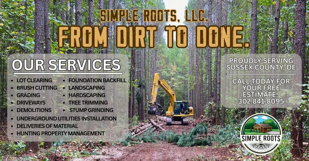 Top-rated residential landscaping for year-round maintenance in Georgetown, DE by Simple Roots