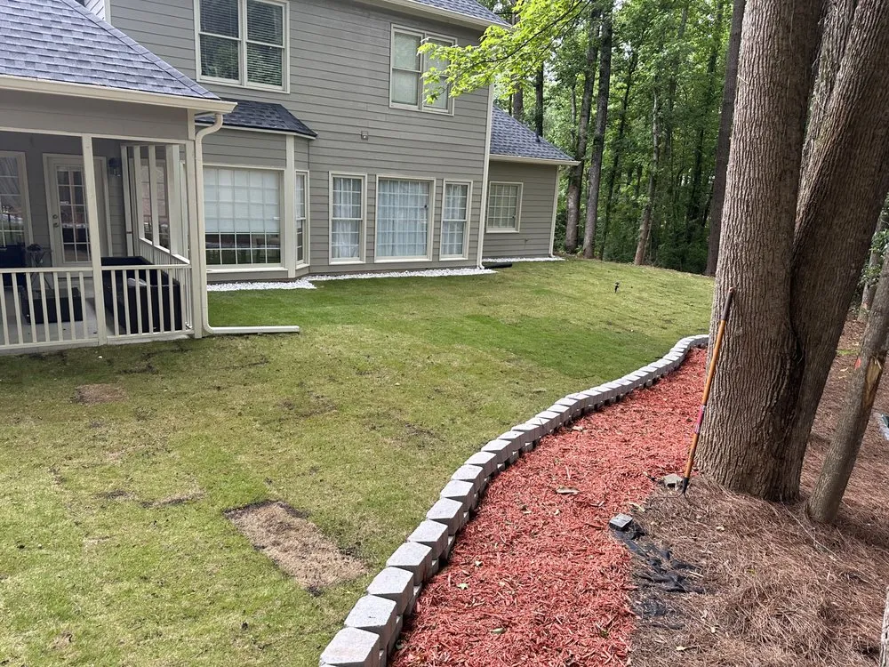 Custom residential landscaping in Decatur, GA by Simple Touch Management