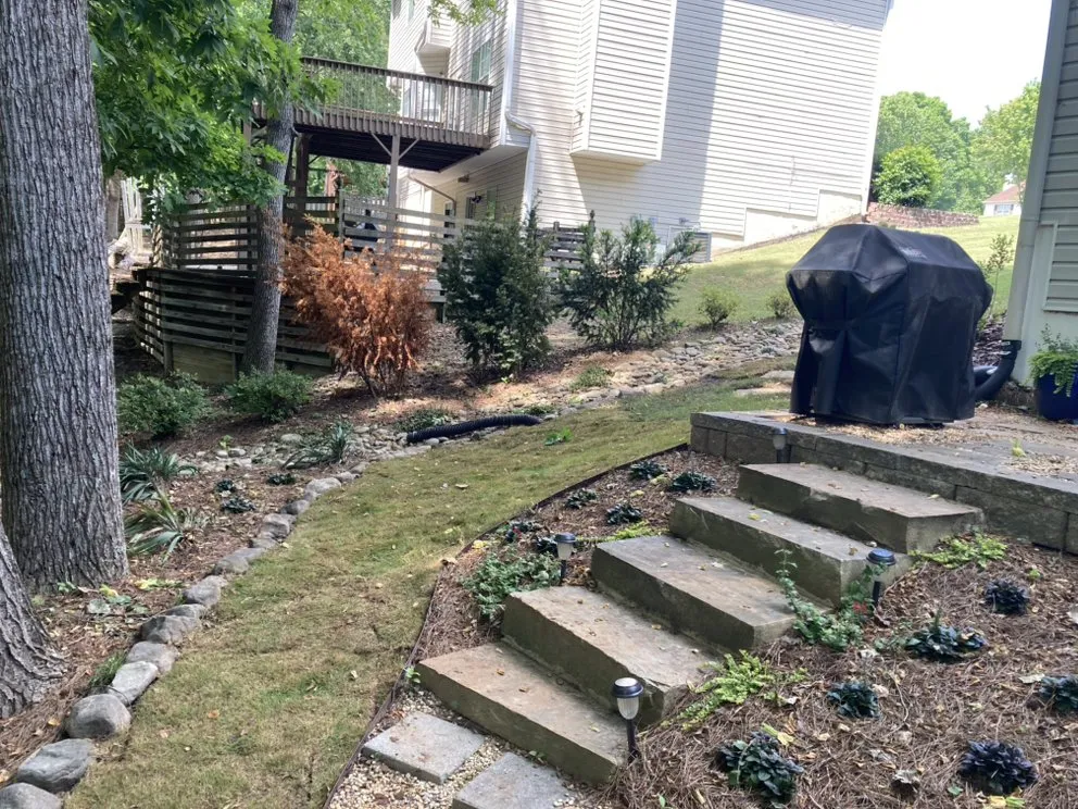 Professional landscape installation for year-round maintenance in Decatur, GA by Simple Touch Management