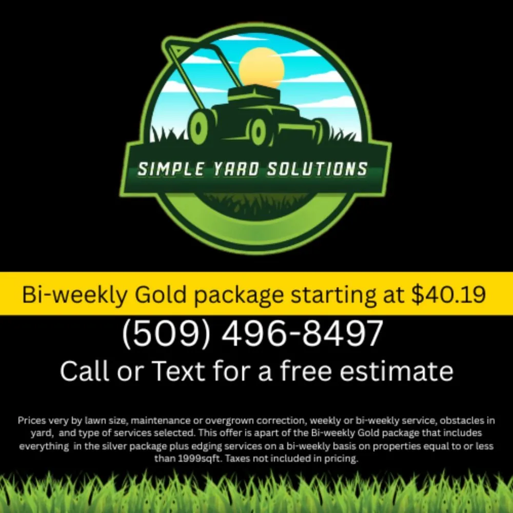 Affordable outdoor landscaping experts serving Spokane, WA - Simple Yard Solution's