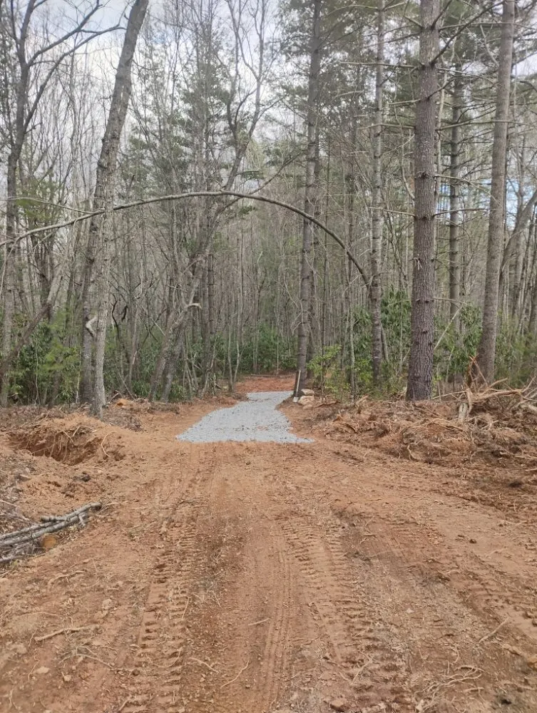 Custom garden landscaping in Burnsville, NC by SimpleScapes