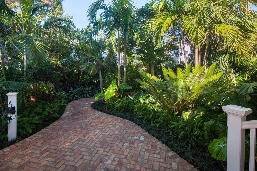 Custom landscape installation for year-round maintenance in Miami, FL by Simplex- Design & Build
