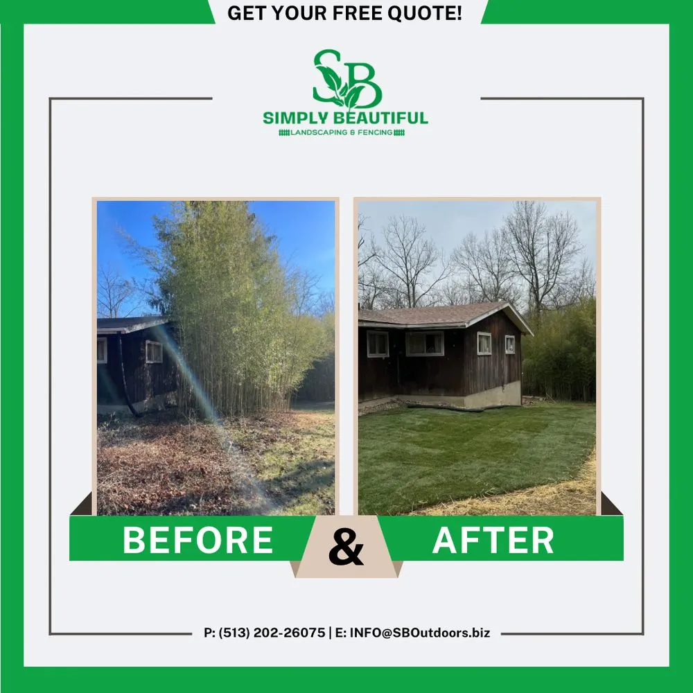 Affordable yard cleanup service in Cincinnati, OH by Simply Beautiful Landscaping & Fencing