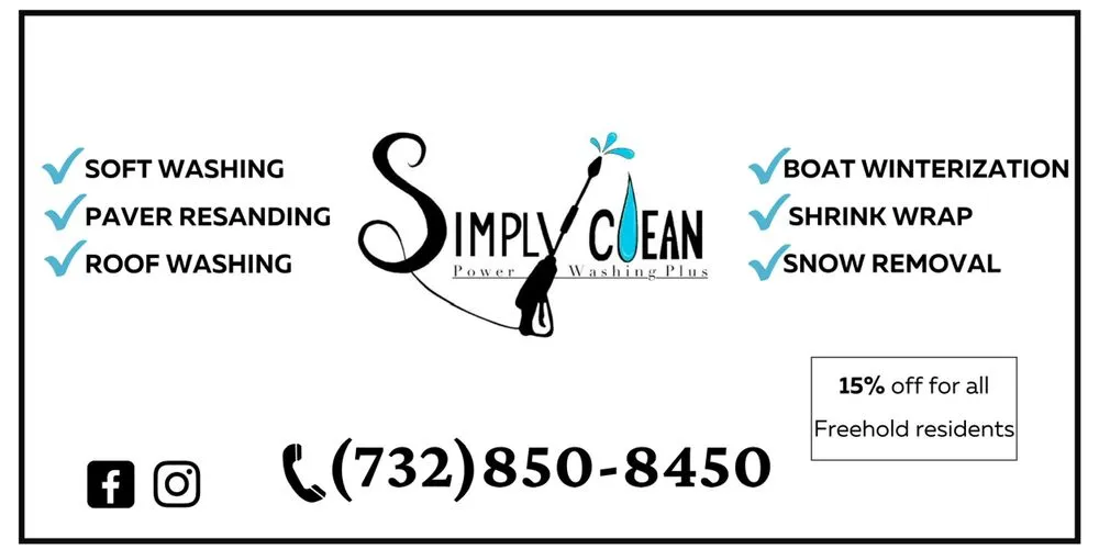 Custom yard cleanup service experts serving Freehold Township, NJ - Simply Clean Power Washing Plus