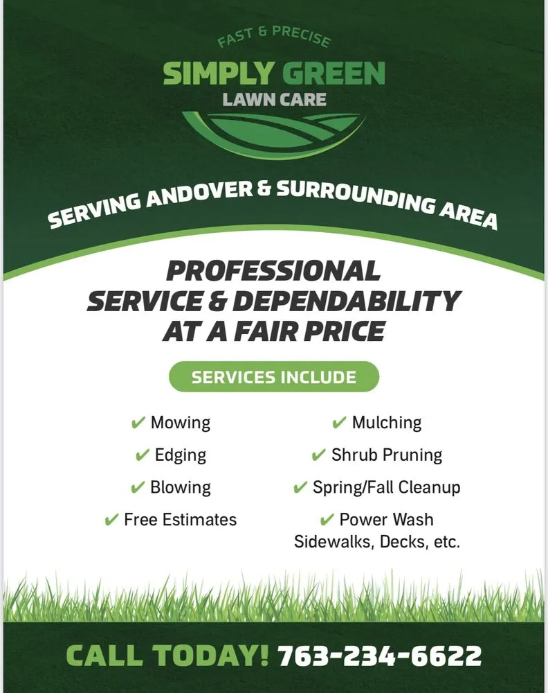 Trusted landscaping services for year-round maintenance across Andover, MN - Simply Green