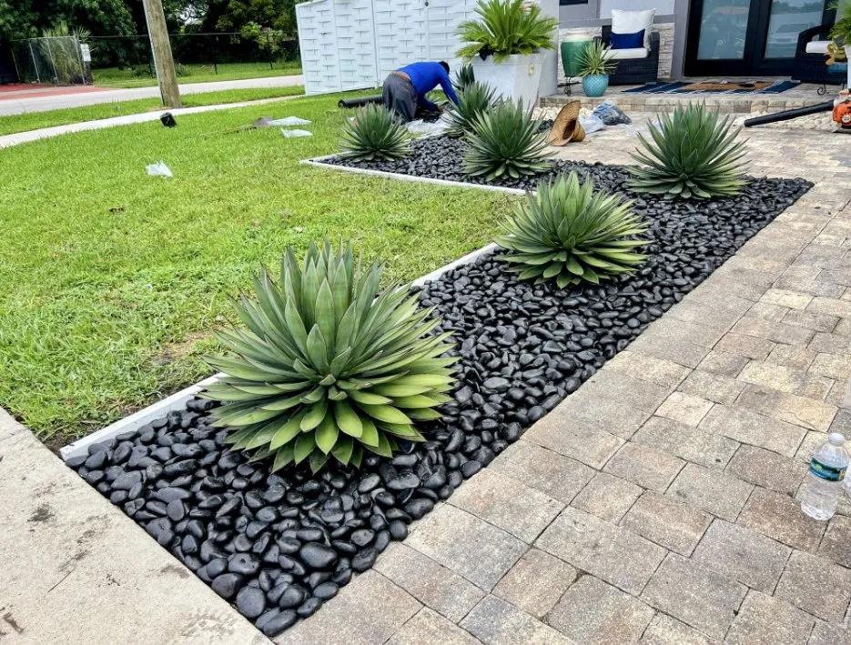 Top-rated landscape installation in Miami, FL by Simply Landscapes