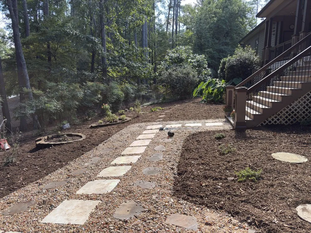 Professional outdoor landscaping in Westminster, SC by Simpson landscape and lawn care