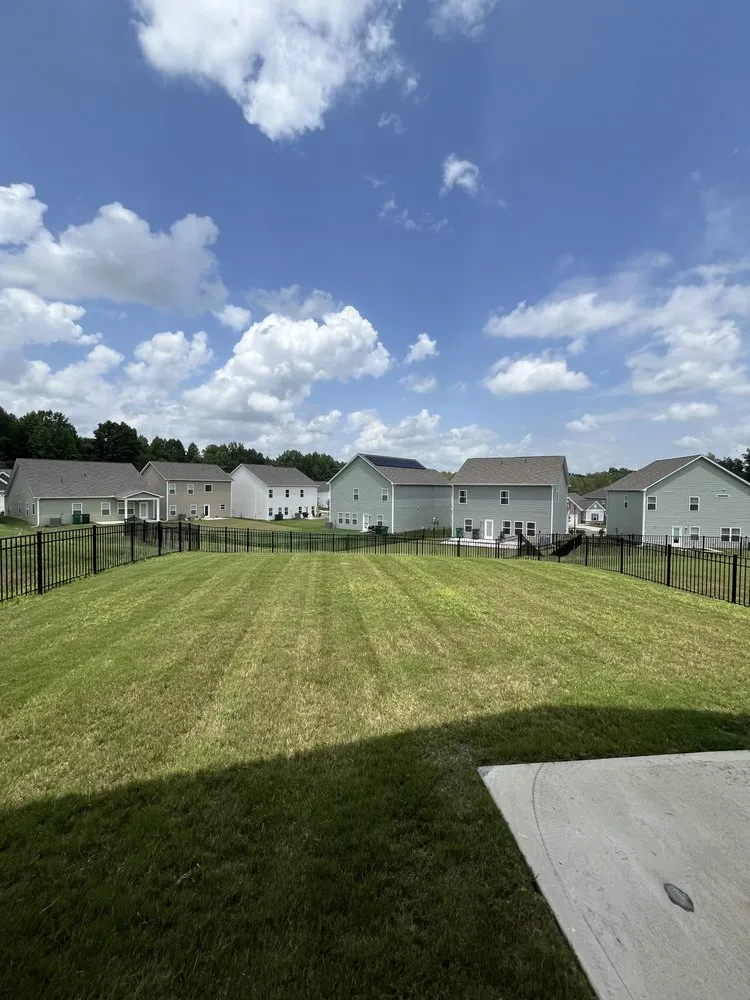 Custom landscape design with custom design in Mint Hill, NC by SIMSA Services