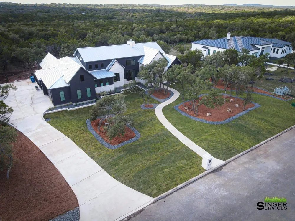 Reliable landscape design with custom design in Bulverde, TX by Singer Services