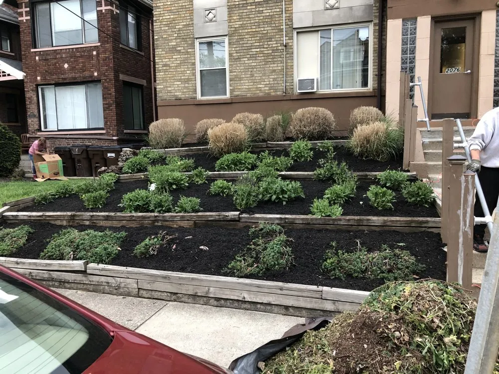 Custom garden landscaping in Cincinnati, OH - Singler Seal Coat Landscape’s Remodeling & More