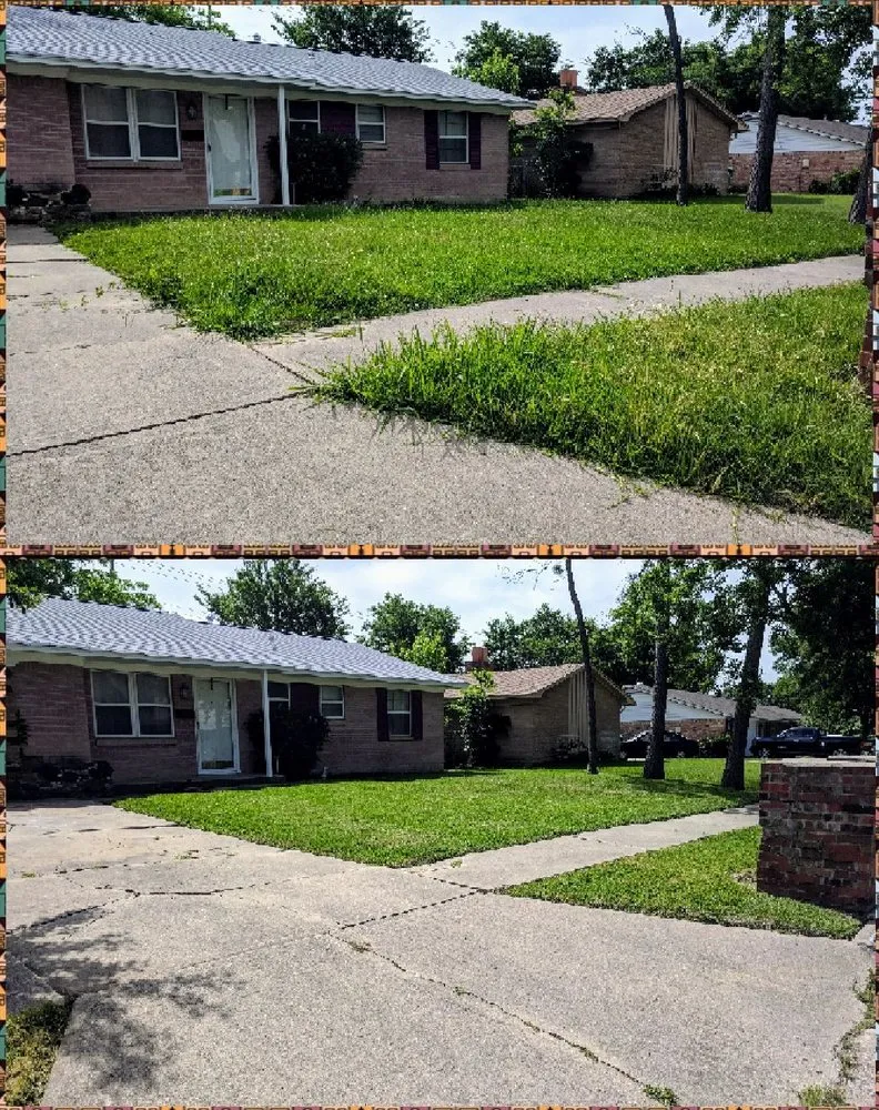 Affordable residential landscaping near you in Denton, TX by Sir Mows A Lot