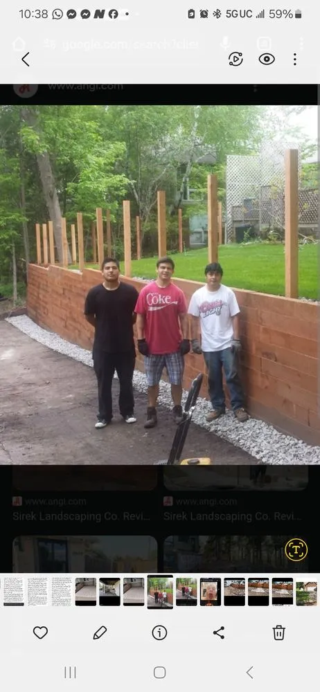 Custom landscaping services in Minneapolis, MN by Sirek Landscaping Company