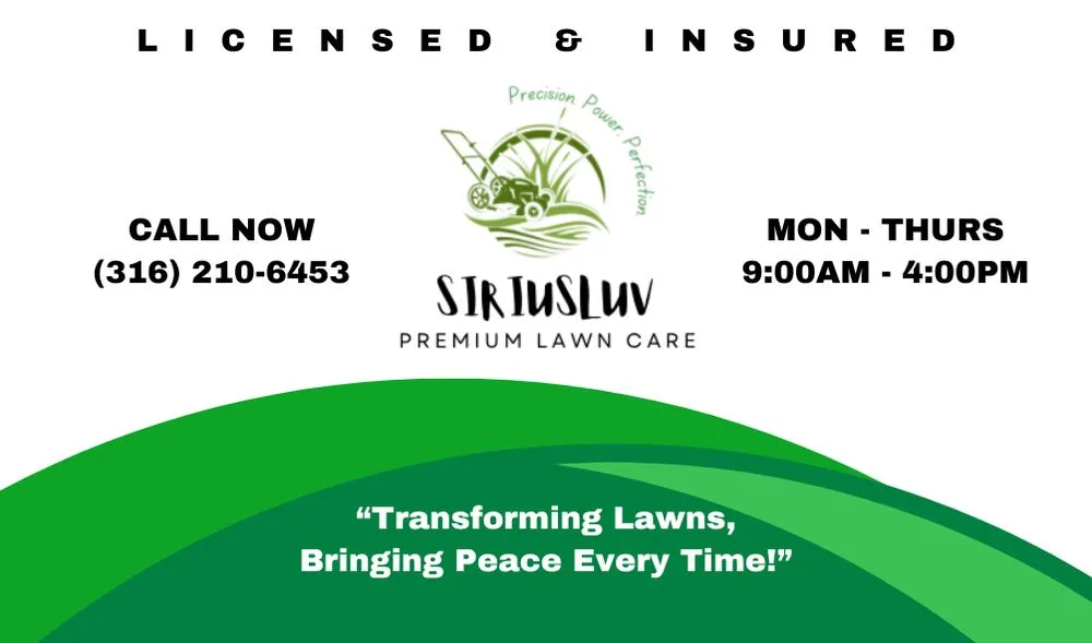 Local yard maintenance in Wichita, KS - SiriusLuv Premium Lawn Care