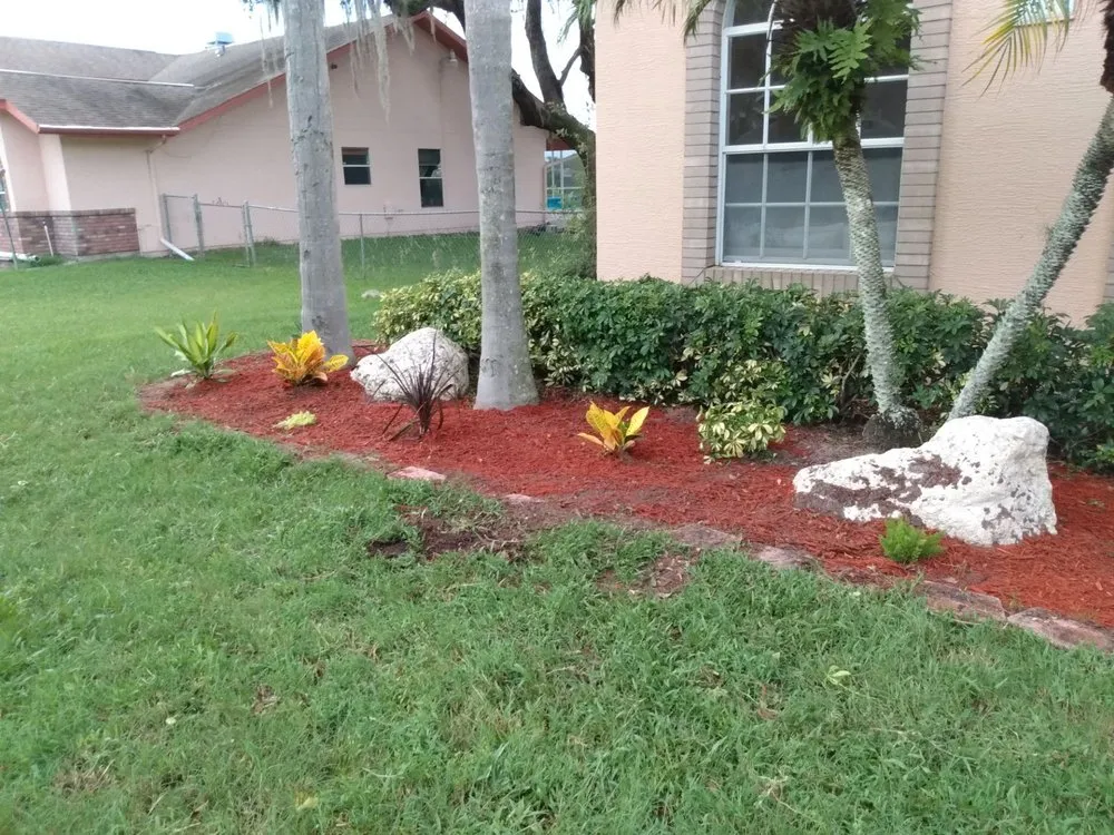 Professional yard cleanup service with custom design across Spring Hill, FL - Sissy's Cleaning Service