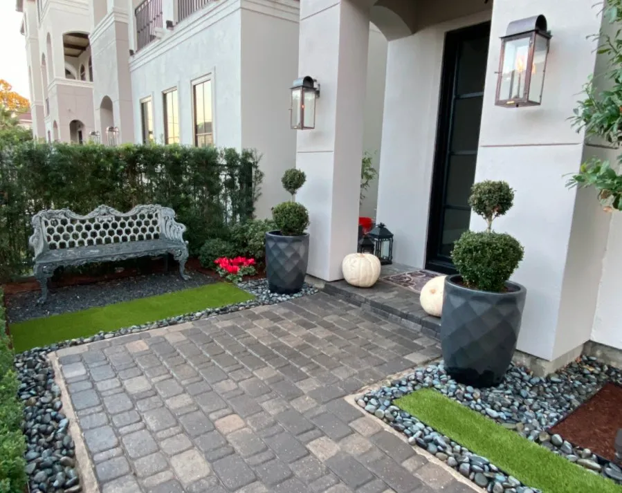 Expert outdoor landscaping in Houston, TX by Site Solutions of Houston